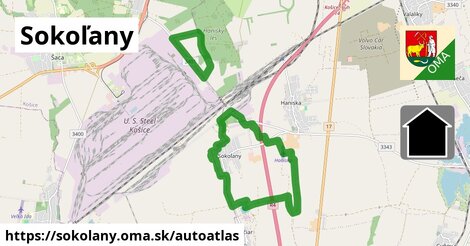 ikona Mapa autoatlas v sokolany