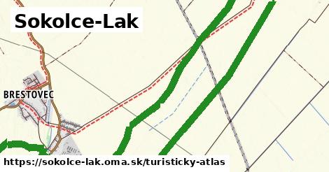 ikona Sokolce-Lak: 3,4 km trás turisticky-atlas v sokolce-lak