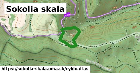 ikona Sokolia skala: 66 m trás cykloatlas v sokolia-skala