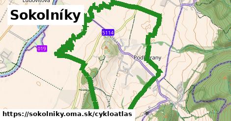 ikona Sokolníky: 2,3 km trás cykloatlas v sokolniky