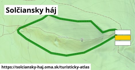 ikona Solčiansky háj: 0 m trás turisticky-atlas v solciansky-haj