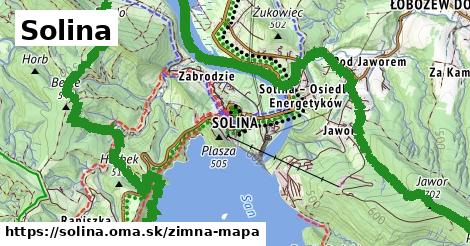 ikona Zimná mapa zimna-mapa v solina