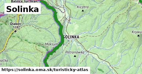 ikona Turistická mapa turisticky-atlas v solinka