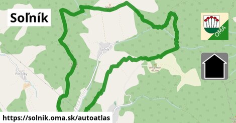 ikona Mapa autoatlas v solnik