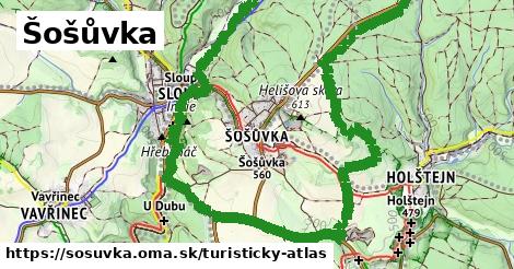 ikona Turistická mapa turisticky-atlas v sosuvka