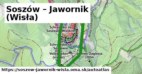 ikona Mapa autoatlas v soszow-jawornik-wisla