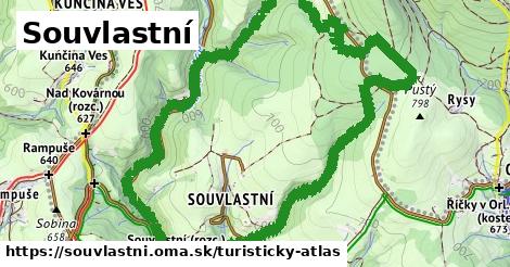 ikona Turistická mapa turisticky-atlas v souvlastni