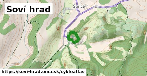 ikona Soví hrad: 0 m trás cykloatlas v sovi-hrad