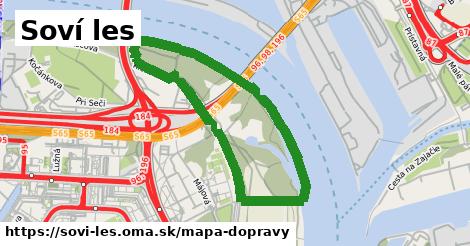 ikona Mapa dopravy mapa-dopravy v sovi-les
