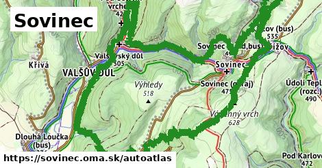 ikona Mapa autoatlas v sovinec