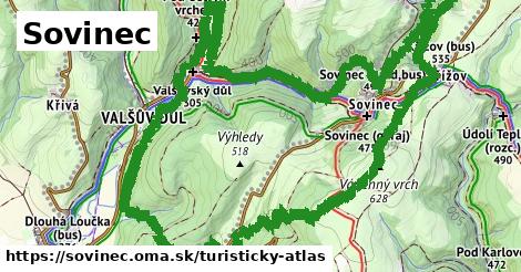 ikona Turistická mapa turisticky-atlas v sovinec