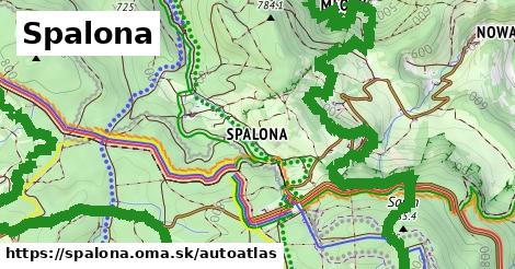 ikona Mapa autoatlas v spalona