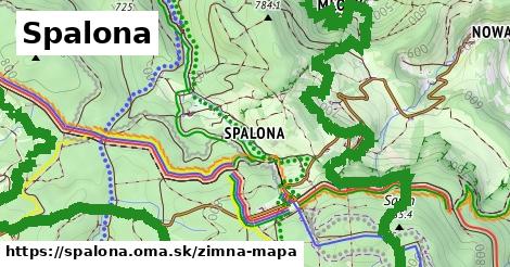 ikona Zimná mapa zimna-mapa v spalona