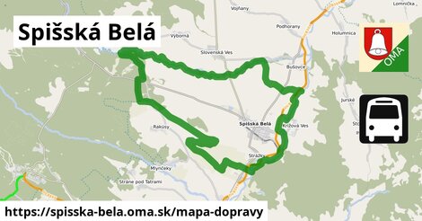 ikona Mapa dopravy mapa-dopravy v spisska-bela