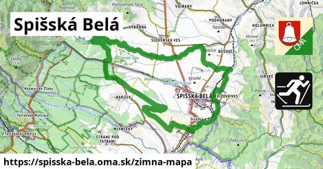 ikona Zimná mapa zimna-mapa v spisska-bela
