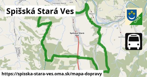 ikona Mapa dopravy mapa-dopravy v spisska-stara-ves