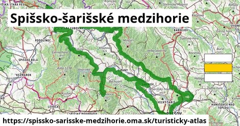 ikona Turistická mapa turisticky-atlas v spissko-sarisske-medzihorie