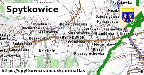 ikona Mapa autoatlas v spytkowice