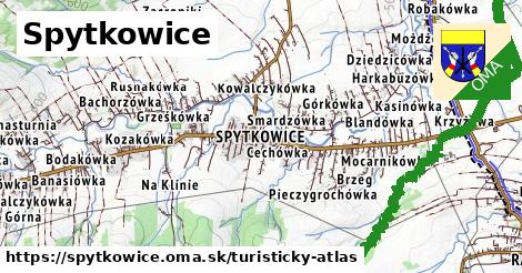 ikona Turistická mapa turisticky-atlas v spytkowice