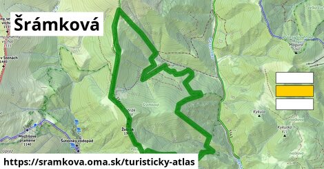 ikona Turistická mapa turisticky-atlas v sramkova