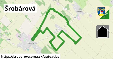 ikona Mapa autoatlas v srobarova