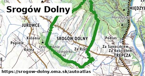 ulice v Srogów Dolny