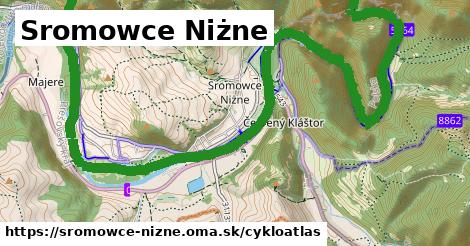 ikona Cyklo cykloatlas v sromowce-nizne