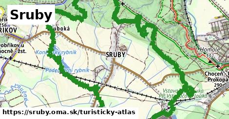 ikona Turistická mapa turisticky-atlas v sruby