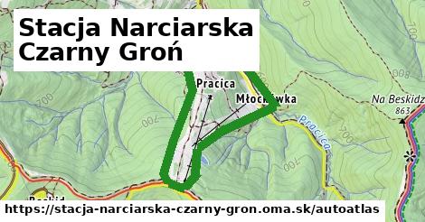 ikona Mapa autoatlas v stacja-narciarska-czarny-gron