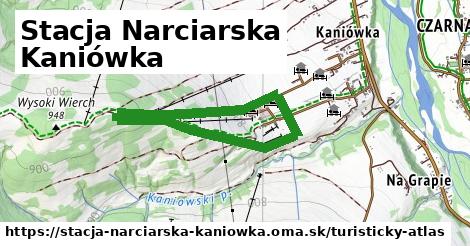 ikona Turistická mapa turisticky-atlas v stacja-narciarska-kaniowka