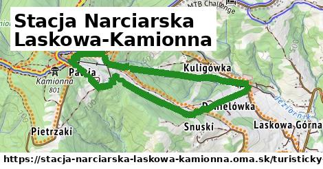 ikona Turistická mapa turisticky-atlas v stacja-narciarska-laskowa-kamionna