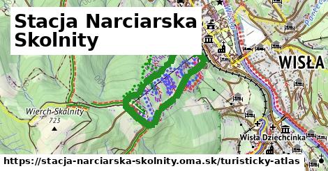 ikona Turistická mapa turisticky-atlas v stacja-narciarska-skolnity