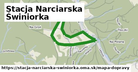 ikona Mapa dopravy mapa-dopravy v stacja-narciarska-swiniorka