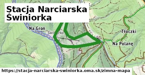 ikona Zimná mapa zimna-mapa v stacja-narciarska-swiniorka