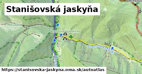 ikona Mapa autoatlas v stanisovska-jaskyna