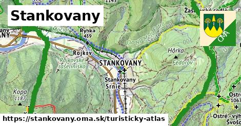 ikona Stankovany: 100 m trás turisticky-atlas v stankovany