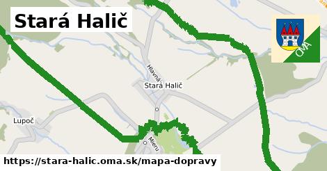 ikona Mapa dopravy mapa-dopravy v stara-halic