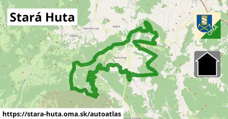 ikona Mapa autoatlas v stara-huta