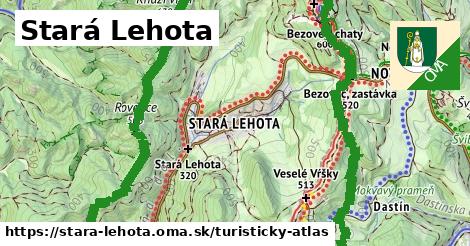 ikona Turistická mapa turisticky-atlas v stara-lehota