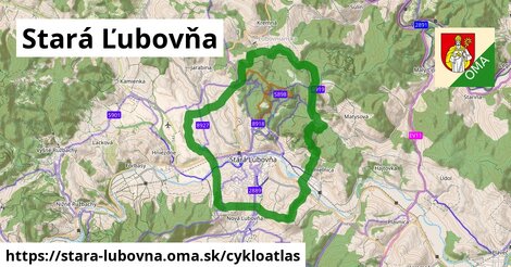 ikona Cyklo cykloatlas v stara-lubovna