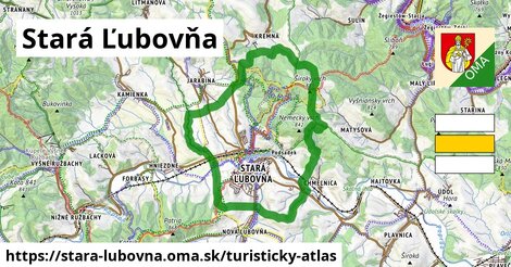 ikona Turistická mapa turisticky-atlas v stara-lubovna