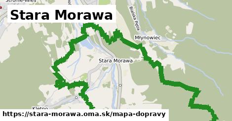 ikona Mapa dopravy mapa-dopravy v stara-morawa
