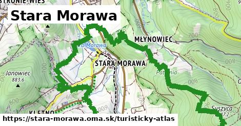 ikona Turistická mapa turisticky-atlas v stara-morawa