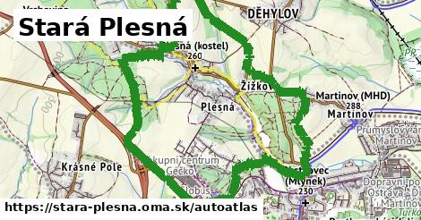 ikona Mapa autoatlas v stara-plesna