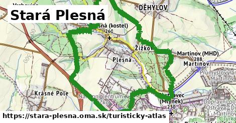 ikona Turistická mapa turisticky-atlas v stara-plesna