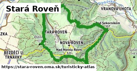 ikona Turistická mapa turisticky-atlas v stara-roven