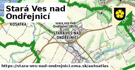 ikona Mapa autoatlas v stara-ves-nad-ondrejnici