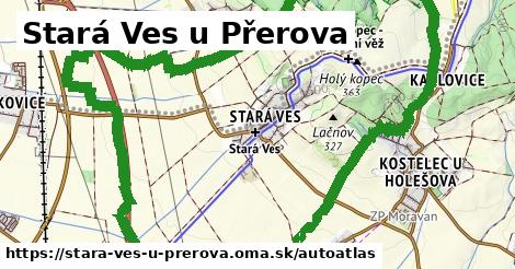 ikona Mapa autoatlas v stara-ves-u-prerova