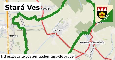 ikona Mapa dopravy mapa-dopravy v stara-ves