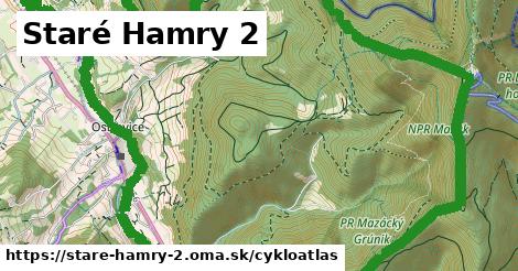 ikona Staré Hamry 2: 7,8 km trás cykloatlas v stare-hamry-2